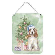 Load image into Gallery viewer, Christmas English Cocker Spaniel Red White Wall or Door Hanging Prints