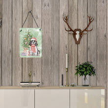 Load image into Gallery viewer, Christmas English Cocker Spaniel Black Parti Wall or Door Hanging Prints