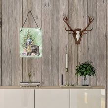 Load image into Gallery viewer, Christmas English Cocker Spaniel Black Wall or Door Hanging Prints