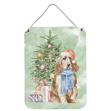 Load image into Gallery viewer, Christmas English Cocker Spaniel Tan Wall or Door Hanging Prints