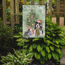 Load image into Gallery viewer, Christmas Basset Hound Puppy Garden Flag – Decorative Outdoor Yard Flag