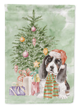 Load image into Gallery viewer, Christmas Basset Hound Puppy Garden Flag – Decorative Outdoor Yard Flag