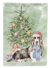 Load image into Gallery viewer, Christmas Basset Hound  Garden Flag – Decorative Outdoor Yard Flag