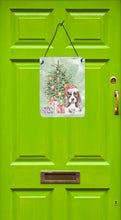 Load image into Gallery viewer, Christmas Basset Hound Puppy #2 Wall or Door Hanging Prints