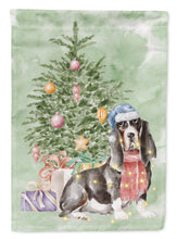 Load image into Gallery viewer, Christmas Basset Hound  #2 Garden Flag – Decorative Outdoor Yard Flag