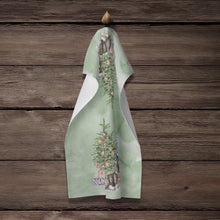 Load image into Gallery viewer, Christmas Basset Hound  #2 Kitchen Towel