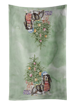 Load image into Gallery viewer, Christmas Basset Hound  #2 Kitchen Towel