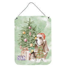 Load image into Gallery viewer, Christmas Basset Hound  #3 Wall or Door Hanging Prints