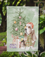 Load image into Gallery viewer, Christmas Basset Hound  #3 Garden Flag – Decorative Outdoor Yard Flag