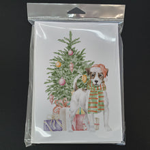 Load image into Gallery viewer, Christmas Jack Russell Terrier Smooth Greeting Cards -  Blank Note Cards – 8-Pack of Artist-Designed Cards with Envelopes