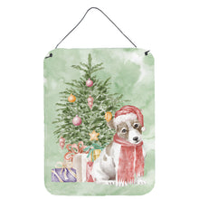 Load image into Gallery viewer, Christmas Jack Russell Terrier Smooth Puppy Wall or Door Hanging Prints