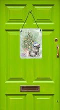 Load image into Gallery viewer, Christmas Black Pug Puppy Wall or Door Hanging Prints