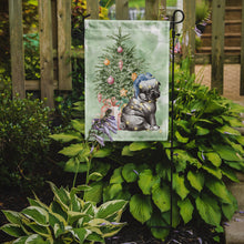 Load image into Gallery viewer, Christmas Black Pug Puppy Garden Flag – Decorative Outdoor Yard Flag