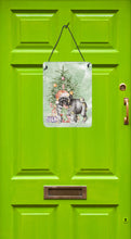 Load image into Gallery viewer, Christmas Black Pug #2 Wall or Door Hanging Prints