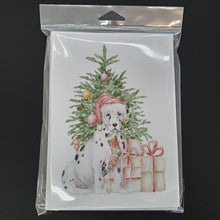 Load image into Gallery viewer, Christmas Dalmatian Greeting Cards -  Blank Note Cards – 8-Pack of Artist-Designed Cards with Envelopes
