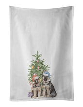 Load image into Gallery viewer, German Shepherd Momma Baby Christmas Presents and Tree White Kitchen Towel Set of 2