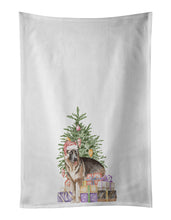 Load image into Gallery viewer, German Shepherd Christmas Presents and Tree White Kitchen Towel Set of 2