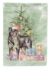 Load image into Gallery viewer, Christmas Rottweiler Garden Flag – Decorative Outdoor Yard Flag