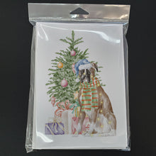 Load image into Gallery viewer, Christmas Boxer Greeting Cards -  Blank Note Cards – 8-Pack of Artist-Designed Cards with Envelopes