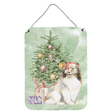 Load image into Gallery viewer, Christmas Sheltie Shetland Sheepdog Wall or Door Hanging Prints