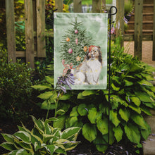 Load image into Gallery viewer, Christmas Sheltie Shetland Sheepdog Garden Flag – Decorative Outdoor Yard Flag