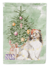 Load image into Gallery viewer, Christmas Sheltie Shetland Sheepdog Garden Flag – Decorative Outdoor Yard Flag