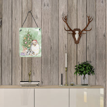 Load image into Gallery viewer, Christmas Sheltie Shetland Sheepdog Merle Wall or Door Hanging Prints