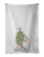 Load image into Gallery viewer, Sheltie Merle Christmas Presents and Tree White Kitchen Towel Set of 2