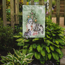 Load image into Gallery viewer, Christmas Sheltie Shetland Sheepdog Blue Merle Garden Flag – Decorative Outdoor Yard Flag