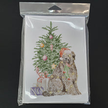Load image into Gallery viewer, Christmas Briard #1 Greeting Cards -  Blank Note Cards – 8-Pack of Artist-Designed Cards with Envelopes