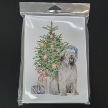 Load image into Gallery viewer, Christmas Briard #2 Greeting Cards -  Blank Note Cards – 8-Pack of Artist-Designed Cards with Envelopes