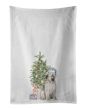 Load image into Gallery viewer, Briard #2 Christmas Presents and Tree White Kitchen Towel Set of 2