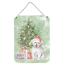 Load image into Gallery viewer, Christmas Bichon Frise Puppy Wall or Door Hanging Prints