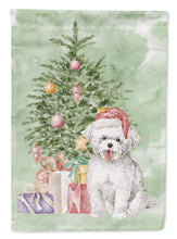 Load image into Gallery viewer, Christmas Bichon Frise Puppy Garden Flag – Decorative Outdoor Yard Flag