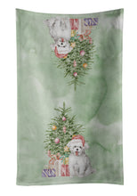 Load image into Gallery viewer, Christmas Bichon Frise Puppy Kitchen Towel