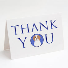 Load image into Gallery viewer, Beagle Red and White Red Ticked #1 Thank You Greeting Cards -  Blank Note Cards – 8-Pack of Artist-Designed Cards with Envelopes