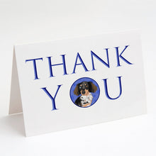 Load image into Gallery viewer, Chihuahua Dapple #1 Thank You Greeting Cards -  Blank Note Cards – 8-Pack of Artist-Designed Cards with Envelopes