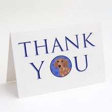 Load image into Gallery viewer, Chihuahua Red #2 Thank You Greeting Cards -  Blank Note Cards – 8-Pack of Artist-Designed Cards with Envelopes