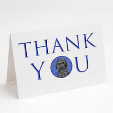 Load image into Gallery viewer, Doodle Black #2 Thank You Greeting Cards -  Blank Note Cards – 8-Pack of Artist-Designed Cards with Envelopes