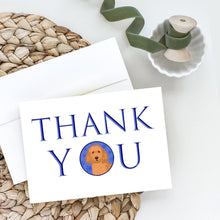 Load image into Gallery viewer, Doodle Red #1 Thank You Greeting Cards -  Blank Note Cards – 8-Pack of Artist-Designed Cards with Envelopes