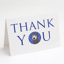 Load image into Gallery viewer, Doodle Silver #2 Thank You Greeting Cards -  Blank Note Cards – 8-Pack of Artist-Designed Cards with Envelopes