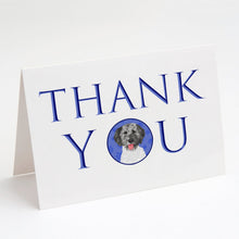 Load image into Gallery viewer, Doodle Silver #3 Thank You Greeting Cards -  Blank Note Cards – 8-Pack of Artist-Designed Cards with Envelopes