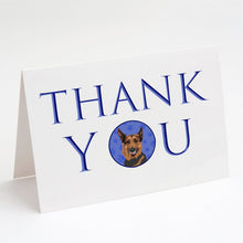 Load image into Gallery viewer, German Shepherd Red Sable Thank You Greeting Cards -  Blank Note Cards – 8-Pack of Artist-Designed Cards with Envelopes