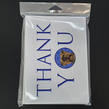 Load image into Gallery viewer, Yorkie Chocolate #1 Thank You Greeting Cards -  Blank Note Cards – 8-Pack of Artist-Designed Cards with Envelopes