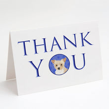 Load image into Gallery viewer, Yorkie Parti Thank You Greeting Cards -  Blank Note Cards – 8-Pack of Artist-Designed Cards with Envelopes