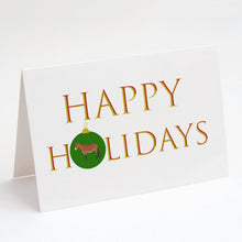 Load image into Gallery viewer, Mule Happy Holidays Christmas Greeting Cards -  Blank Note Cards – 8-Pack of Artist-Designed Cards with Envelopes