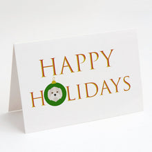Load image into Gallery viewer, Kyi-Leo Happy Holidays Christmas Greeting Cards -  Blank Note Cards – 8-Pack of Artist-Designed Cards with Envelopes