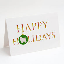 Load image into Gallery viewer, Bolognese Happy Holidays Greeting Cards -  Blank Note Cards – 8-Pack of Artist-Designed Cards with Envelopes