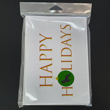 Load image into Gallery viewer, Briard Happy Holidays Greeting Cards -  Blank Note Cards – 8-Pack of Artist-Designed Cards with Envelopes