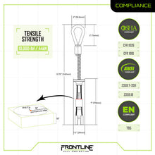 Load image into Gallery viewer, Frontline COB110K Reusable 10K Concrete Anchor Bolt